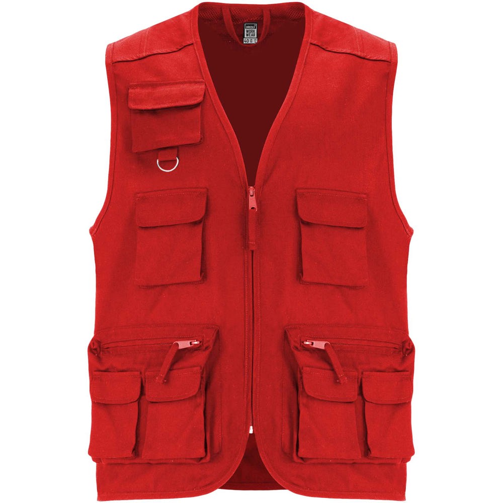 Venera Arbeitsweste mit V-Ausschnitt und mehreren Taschen, 200 g/m2 