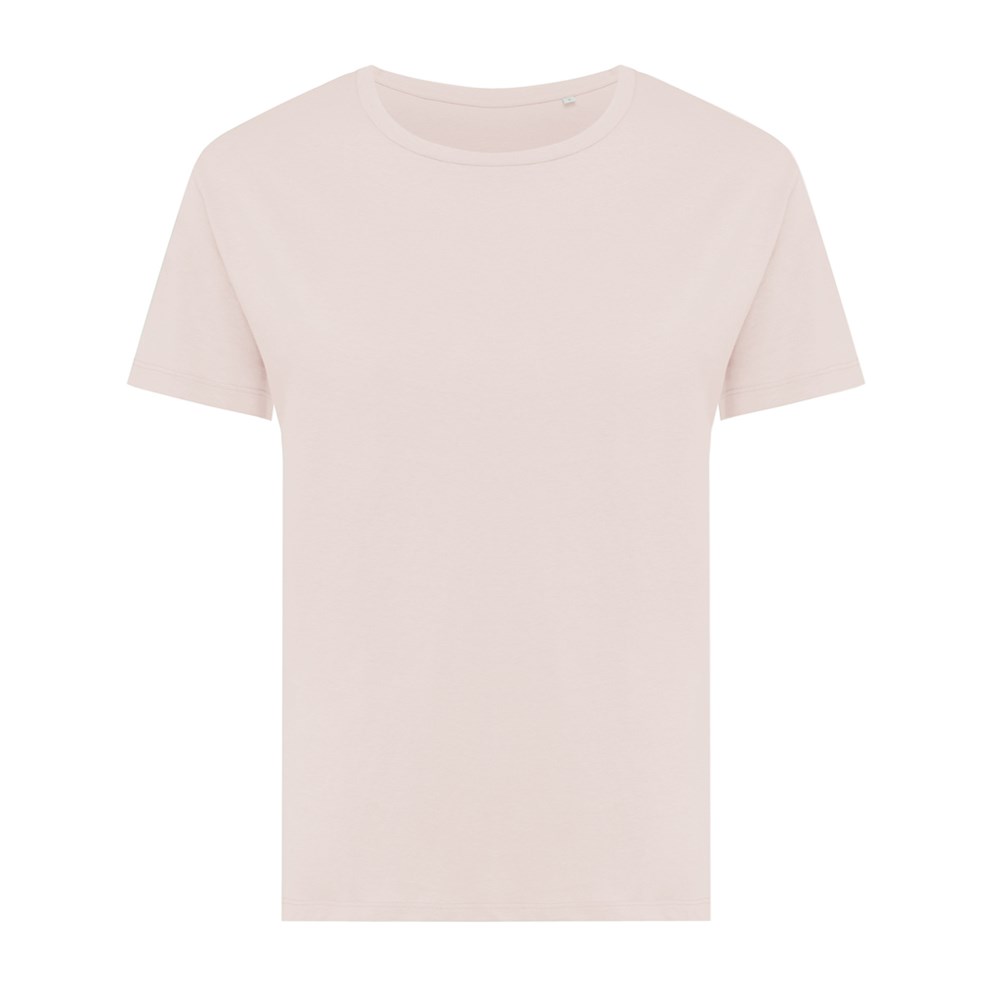 IQONIQ Yala Damen T-Shirt aus recycelter Baumwolle - cloud pink (± PMS 11-1408 TCX)
