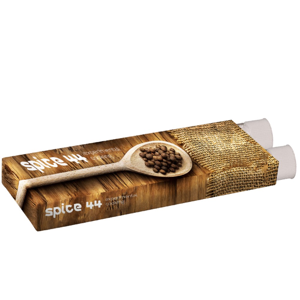 verschiedene Gewürzmischungen (Kategorie 1), 10-24g, 2er Set Reagenzglas in Faltschachtel