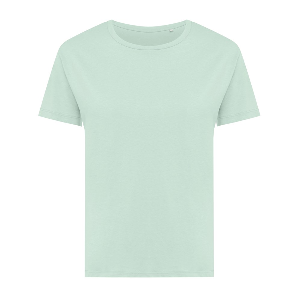 IQONIQ Yala Damen T-Shirt aus recycelter Baumwolle - crushed mint (± PMS 12-5410 TCX)