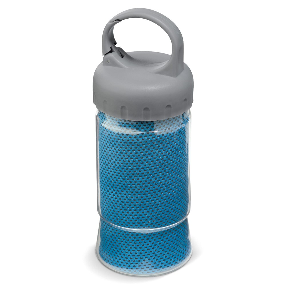 Fitness-Handtuch 30x90 cm - blau