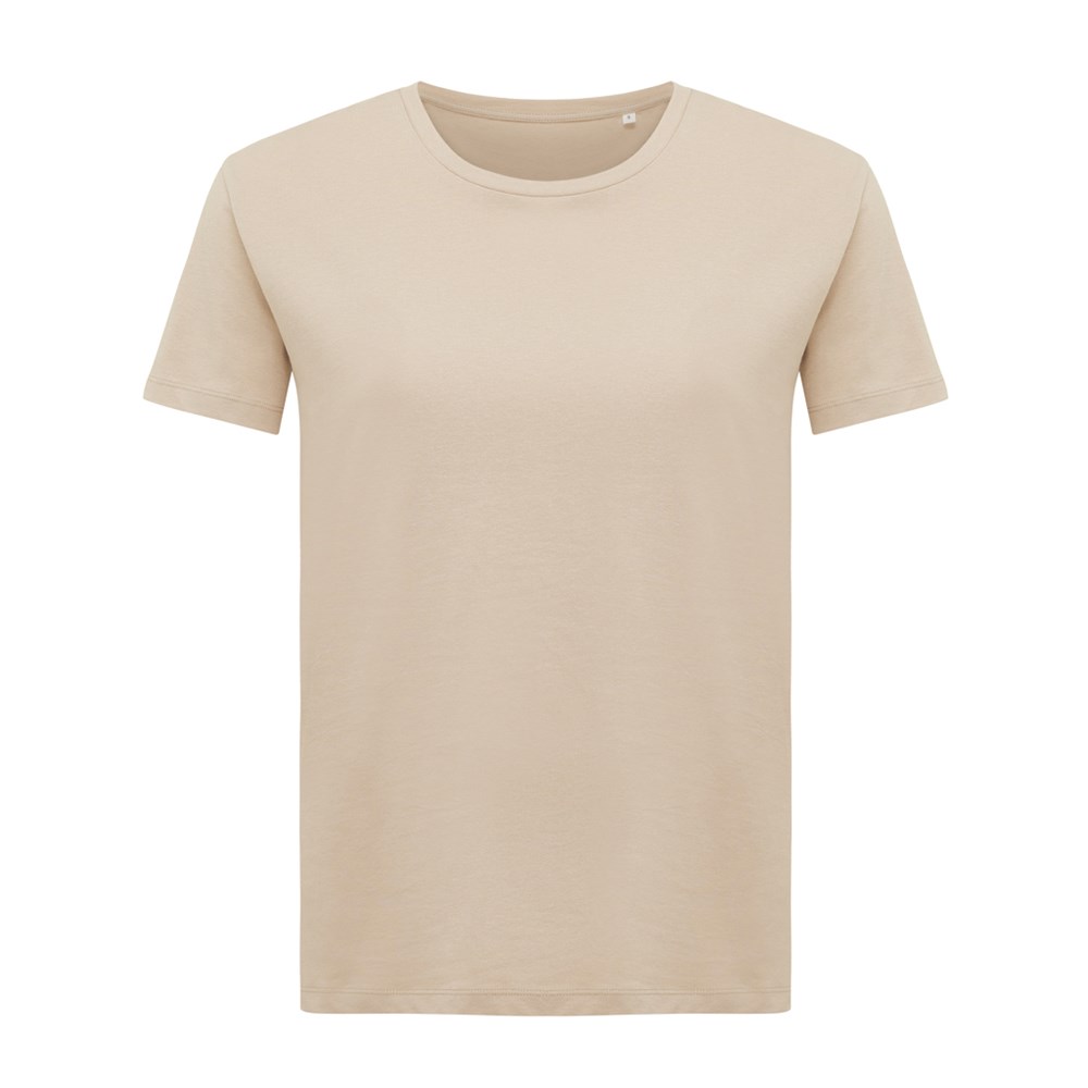 IQONIQ Yala Damen T-Shirt aus recycelter Baumwolle - desert (± PMS 14-0708 TCX)