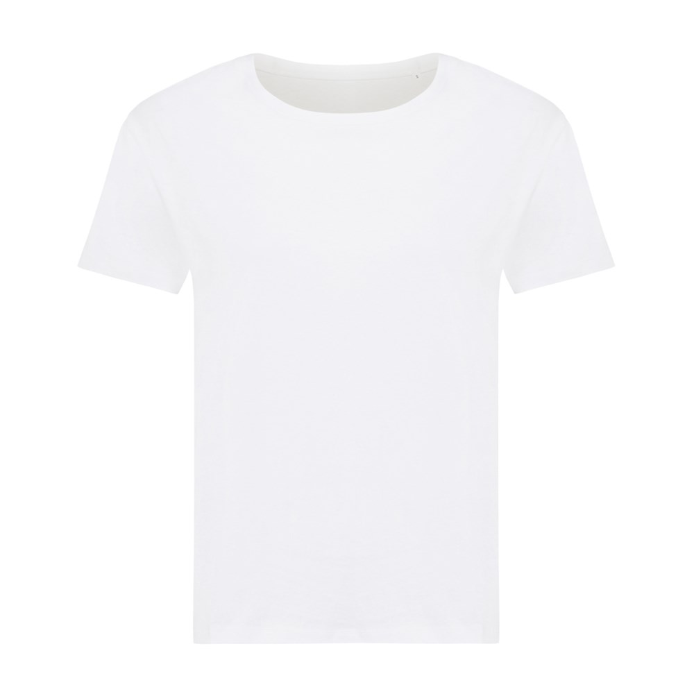 IQONIQ Yala Damen T-Shirt aus recycelter Baumwolle - recycled white (± PMS 11-0601 TCX)